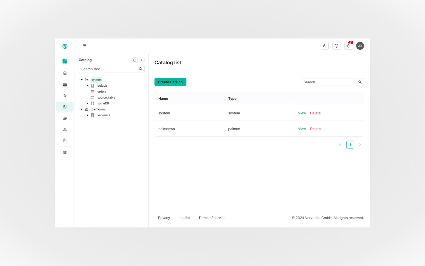 Catalog List (Light)